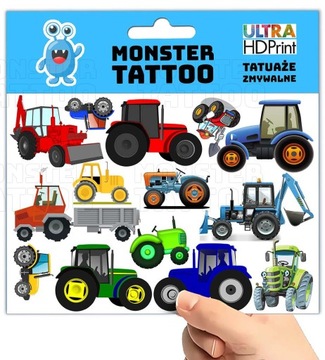 МОЮЩИЕСЯ ВРЕМЕННЫЕ ТАТУ ДЛЯ ДЕТЕЙ ДЕТСКИЕ ТРАКТОРЫ ОРИГИНАЛЬНЫЕ ДИЗАЙНЫ