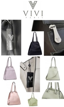 TOREBKA SHOPPER BAG Vivi Paris SKÓRA WOREK TORBA