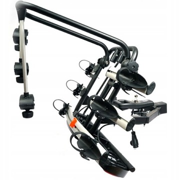 Platforma na 3 rowery na hak AGURI Active Bike SILVER