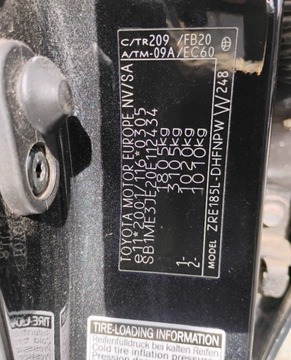 Toyota Auris II Hatchback 5d Facelifting 1.6 Valvematic 132KM 2018 Toyota Auris 2018r, Salonowa. 1.6 Benzyna. Uszkodzona. Poobijana. VAT 23, zdjęcie 21