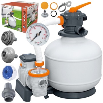 BESTWAY 58499 Насос с песочным фильтром для садовых бассейнов, таймер 8327л/ч