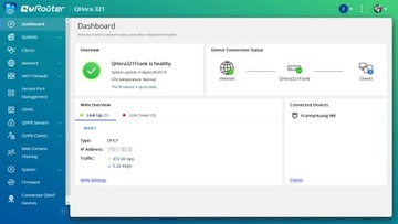 Маршрутизатор QNAP QHora-322 10GbE, VPN, VLAN, 9 портов