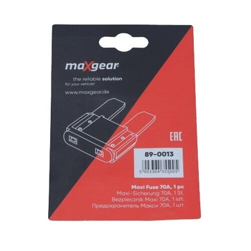MAXGEAR MAXI ПЛАСТИННЫЙ ПРЕДОХРАНИТЕЛЬ 70А