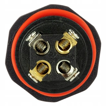 Разъем кабельный соединительный 4х2,5мм2 герметичный водонепроницаемый IP68 витой NEKU