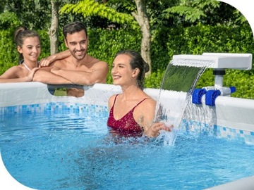 Светодиодный душ Water Cascade Waterfall для бассейна Bestway 58619 НОВАЯ МОДЕЛЬ 2024 года