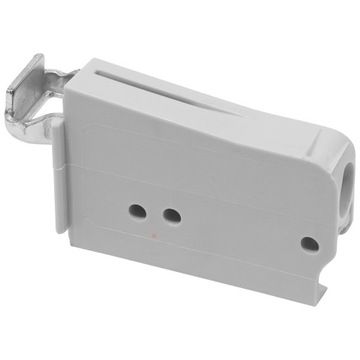 Крючок L+R регулируемый мебельный подвесной, серый