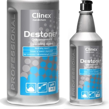 Сильный концентрат средства для удаления накипи для оборудования общественного питания CLINEX Destoner