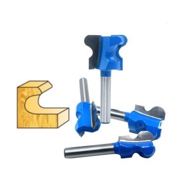 Фреза с двумя пальцами, хвостовик 1/4 дюйма, 6,35 мм, вольфрамовая сталь