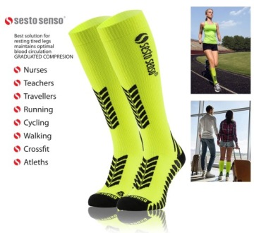 2x СПОРТИВНЫЕ НОСКИ дышащие термокомпрессионные Sesto Senso *39-42