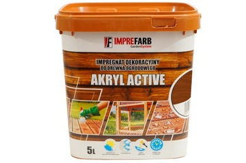 ПРОПИТКА ДЛЯ ДЕРЕВА Acrylic Active Imprefarb 5L ТИК