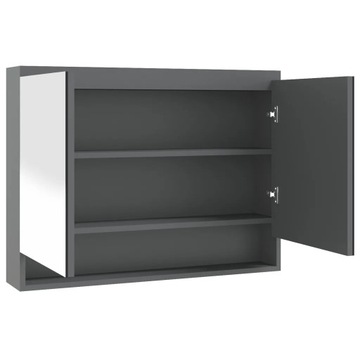 Szafka łazienkowa z lustrem, 80x15x60 cm, MDF, sza