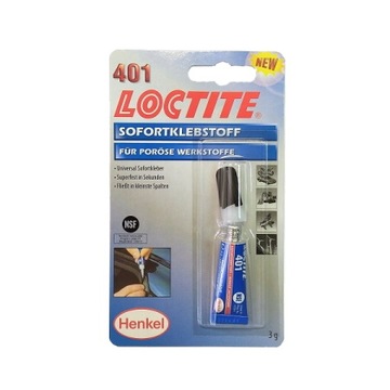 Loctite 401 klej błyskawiczny (blister 3g)