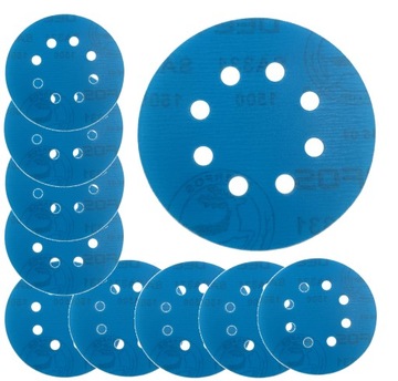 KRĄŻEK ŚCIERNY WODNY PAPIER 125mm P1000 RZEP 10SZT