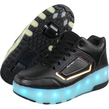 2024 NOWY MODNA SWIECACE BUTOROLKI BUTY Z ROLKAMI LED ROLKI