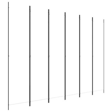 Ширма 6-панельная, белая, 300х220 см, ткань