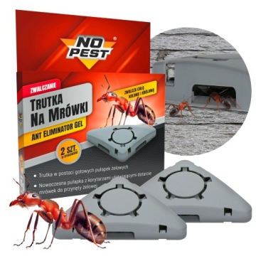 PREPARAT PUŁAPKA TRUTKA ŚRODEK ŻEL NA MRÓWKI FARAONA NO PEST (2 SZTUKI)