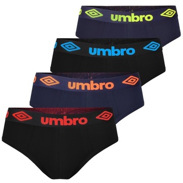 Umbro Slipy Majtki Męskie Bawełniane Zestaw BM210 12 sztuk Rozmiar M