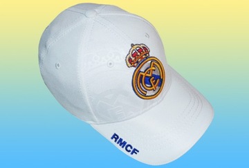 КЕПКА REAL MADRID С ЛОГОТИПОМ БЕЛАЯ