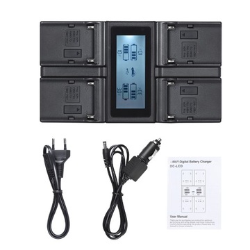 Andoer NP-F970 4-канальный аккумулятор для цифровой камеры