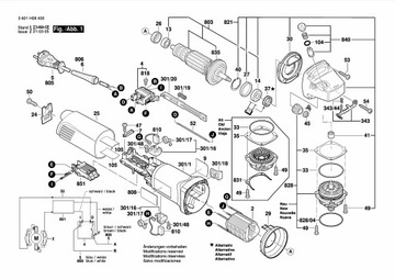 ПРУЖИНА НАЖИМА BOSCH GWS 1000 ОРИГИНАЛ