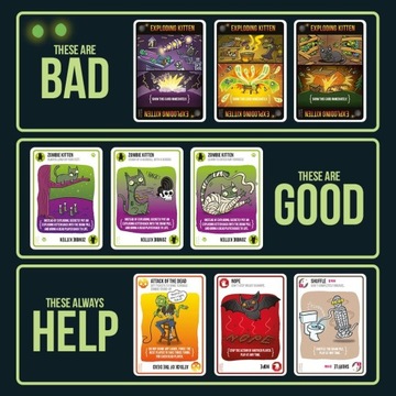 Zombie Kittens by Exploding Kittens - Card Games f