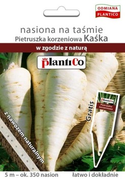 Nasiona Pietruszki Pietruszka Na Taśmie 5m Średnio Wczesna Kaśka Plantico