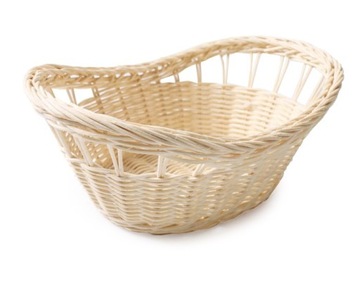 OWALNY KOSZYK RATTANOWY 25x17x8/10 cm