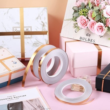 Лента декоративная Декоративная Самоклеящаяся Золото 2 см х 20 метров Декор Декор