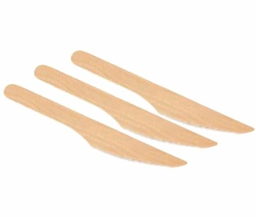 Noże drewniane 16,5 cm 100 szt