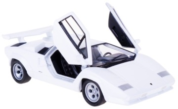 LAMBORGHINI COUNTACH LP 500S MODEL WELLY 1:34 BIAŁY