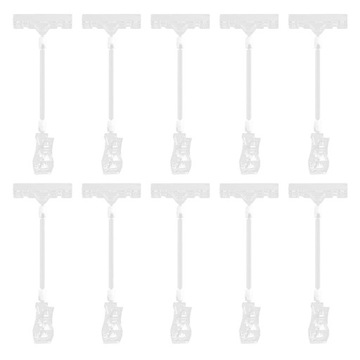 Sign Clips Merchandise Sign Transparent Display Clips Price Tags Product L