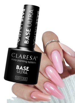 CLARESA ULTRA BASE BAZA HYBRYDOWA BUDUJĄCA CLEAR 5ML