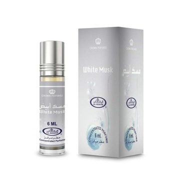 PERFUMY W OLEJKU WHITE MUSK PIŻMOWE PUDROWE 6 ml AL REHAB CPO ARABSKIE