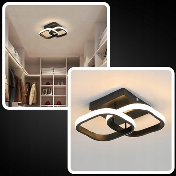 СВЕТОДИОДНЫЙ ПОТОЛОЧНЫЙ СВЕТИЛЬНИК ПОДВЕСНОЙ ЧЕРНЫЙ СОВРЕМЕННЫЙ ГОСТИНАЯ КУХНЯ СПАЛЬНЯ