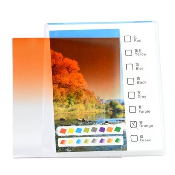 filtr połówkowy pomarańczowy