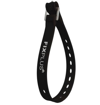 FixPlus 66cm pasek mocujący elastyczny wytrz 90kg CZARNY