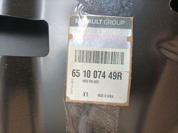 CAPTUR II 2 19- KAPOTA KRYT MOTORU NOVÁ ORIG. HLINÍK