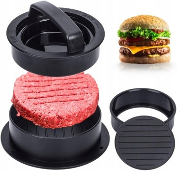 BBQ burgerów,Zestaw form do przyklejania Hamburger