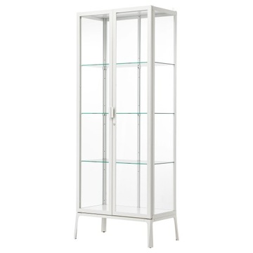 IKEA MILSBO witryna szklana 73x175 cm BIAŁY