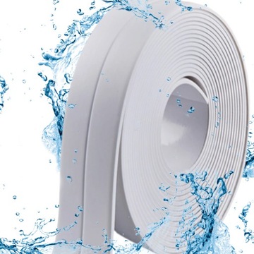 УПЛОТНИТЕЛЬНАЯ ЛЕНТА ДЛЯ ВАННЫ ДУШЕВОЙ ПОДДОН УМЫВАЛЬНИКИ ВАННАЯ КУХНЯ ОКНО ПОВЕРХНЯЯ