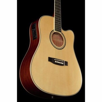 Электроакустическая гитара Harley Benton D-120CE NT Dreadnought