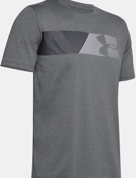 Męska koszulka UNDER ARMOUR FAST LEFT t-shirt sportowy XXL szary