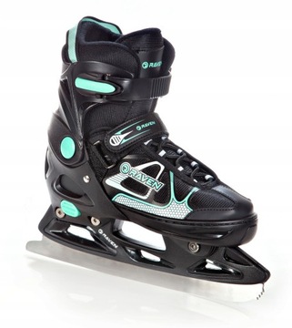 Роликовые коньки Регулируемые коньки 4в1 RAVEN Spirit Black/Mint 40-43