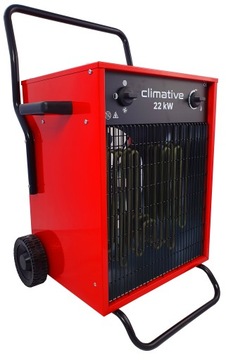 Mobilna nagrzewnica elektryczna EH-22 kW Dmuchawa Grzejnik Termostat 22kW
