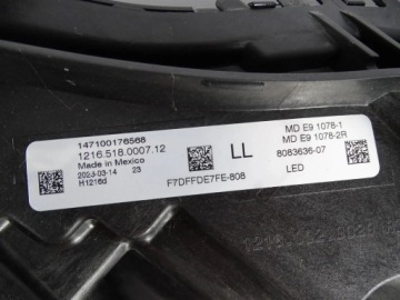 Priekinis žibintas BMW 2 G42 G87 BLACK SHADOW OE 8083636-07 – nuotrauka 7