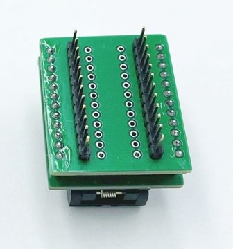 Адаптер SOIC16/SO16 (150mil)-PDIP16(24) ZIFc