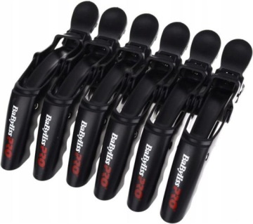 BABYLISS CROCO CLIPS BLACK KLIPSY DO WŁOSÓW 6SZ