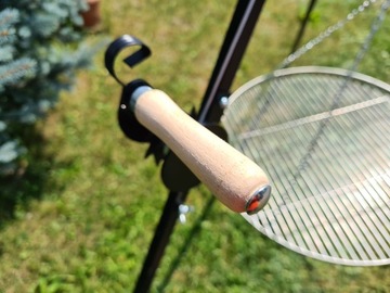 КАТУШКА ДЛЯ ГРИЛЯ С РУКОЯТКОЙ И ХРЕПОВКОЙ