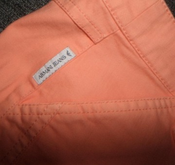 ARMANI JEANS spódniczka pastelowa zamek logo 42