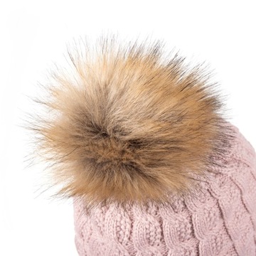 ЖЕНСКАЯ ЗИМНЯЯ ШАПКА С ПОМПОНОМ, ЮБКА И ПЕРЧАТКИ